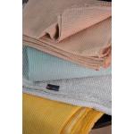 Senfgelbe Unifarbene David Fussenegger Decken aus Baumwolle maschinenwaschbar 140x200 