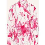 Pinke Blumenmuster Marella Festliche Blusen aus Chiffon für Damen Größe XS 