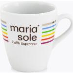 Weiße Maria Sole Kaffeebecher 250 ml aus Porzellan spülmaschinenfest 