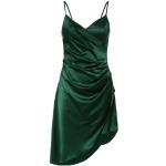 Smaragdgrüne Unifarbene Marie Lund V-Ausschnitt Cocktailkleider mit Reißverschluss aus Polyester für Damen für Partys 