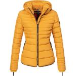 Gelbe Gesteppte Marikoo Winterjacken für Damen Größe XS für den für den Herbst 