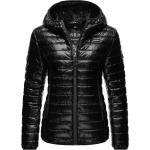Reduzierte Schwarze Gesteppte Marikoo Winterjacken mit Kapuze für Damen Größe XL für den für den Herbst 