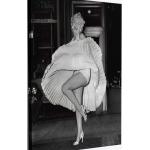 Schwarze Moderne Marilyn Monroe Leinwanddrucke glänzend 11x14 