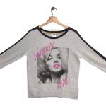 Schwarze Vintage Marilyn Monroe Herrensweatshirts 