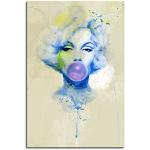 Marilyn Monroe VII Aqua 90x60cm - Splash Art Paul