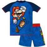 Blaue Super Mario Mario Sportbadeanzüge & Schwimmanzüge für Kinder Größe 134 