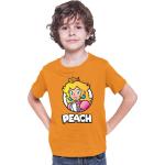 Peachfarbene Super Mario Kinder T-Shirts Größe 116 