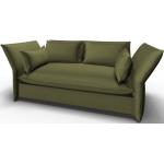 Olivgrüne Vitra Mariposa Zweisitzer-Sofas aus Textil 2 Personen 