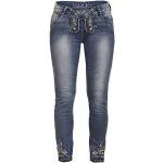 Blaue MarJo Stretch-Jeans aus Denim für Damen Größe M 