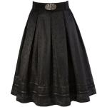 Schwarze Elegante MarJo Trachtenröcke mit Reißverschluss aus Polyester für Damen Größe XS 