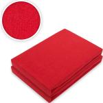 Rote Spannbettlaken & Spannbetttücher aus Jersey trocknergeeignet 140x200 2-teilig 