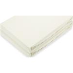 Weiße Spannbettlaken & Spannbetttücher aus Jersey trocknergeeignet 220x200 2-teilig 