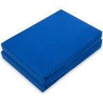 Royalblaue Spannbettlaken & Spannbetttücher aus Jersey trocknergeeignet 220x200 2-teilig 