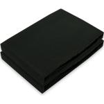 Schwarze Spannbettlaken & Spannbetttücher aus Jersey trocknergeeignet 220x200 2-teilig 