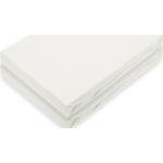Weiße Spannbettlaken & Spannbetttücher aus Jersey trocknergeeignet 220x200 2-teilig 