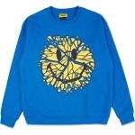 Reduzierte Blaue Market Emoji Smiley Herrensweatshirts Größe L für den für den Herbst 