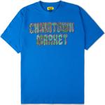 Blaue Boho Market T-Shirts für Damen Größe M 