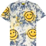 Gelbe Market Emoji Smiley T-Shirts für Damen Größe L 