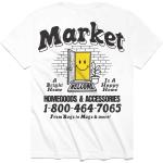 Market T-Shirt Smiley Homegoods Weiß