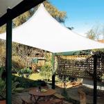Sonnensegel Wasserdicht 4 x 5 m Windschutz Reißfest Wetterfest  Außenüberdachung mit Spannseilen für Balkon Terrasse Garten, Dunkelgrau