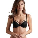 Marlies Dekkers 16451 Women's Space Odyssey Black Solid Colour Padded Underwired Longline Push Up Bra 75D