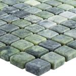 Grüne Mosafil Mosaik Wandfliesen aus Stein 