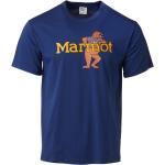 Blaue Marmot T-Shirts für Herren Größe XXL 