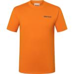 Reduzierte Orange Sportliche Marmot T-Shirts für Herren Größe S 
