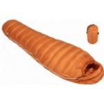 Marmot Lithium Long Orange, Daunen Daunenschlafsäcke, Größe 222 cm - RV links - Farbe Red Sun - Picante Daunen
