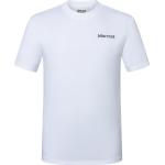 Reduzierte Weiße Kurzärmelige Marmot T-Shirts für Herren Größe S 
