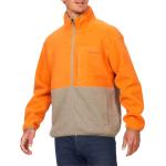 Orange Streetwear Marmot Fleecejacken aus Fleece für Herren Größe L für den für den Herbst 