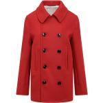 Marni, Double-Breasted Coats Rot, Damen, Größe: S