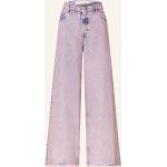Pinke MARNI Marni High Waist Jeans mit Fransen aus Baumwolle für Damen Größe S 