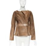 Marni Pre-owned, Pre-owned Leder outerwear Braun,