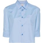 Reduzierte Bunte Elegante Halblangärmelige MARNI Marni Shirts mit Tasche für Damen Größe S 