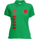 Marokko Morocco Damen Trikot Fanshirt Polo-Shirt WM 2018 Name Nummer