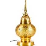 Goldene Arabische Retro Stehlampen aus Metall E14 