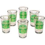 Grüne Arabische Teegläser aus Glas 