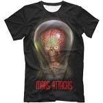 Mars Attacks t-Shirt Print Cult Movies Black XXL