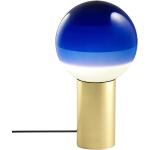 Blaue Marset Tischlampen & Tischleuchten mit New York Motiv aus Glas 