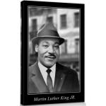 Martin Luther King Jr. Poster Leinwandbild Auf Keilrahmen - Portrait 1964 (120 x 80 cm)