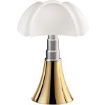 Goldene Martinelli Luce MINIPIPISTRELLO LED Tischleuchten & LED Tischlampen aus Metall rostfrei 