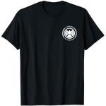 Schwarze Agents of S.H.I.E.L.D T-Shirts für Damen Größe S 