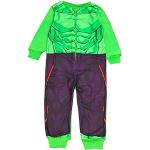 Reduzierte Grüne Hulk Kinderschlafoveralls mit Reißverschluss aus Fleece maschinenwaschbar für Jungen für den für den Sommer 