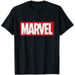 Schwarze Marvel T-Shirts für Damen Größe S 
