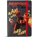 Reduzierte Bunte Deadpool Terminplaner & Terminkalender DIN A5 aus Papier 