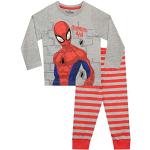 Bunte Gestreifte Spiderman Kinderschlafanzüge & Kinderpyjamas für Jungen Größe 122 