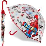 Bunte Spiderman Durchsichtige Regenschirme für Kinder 