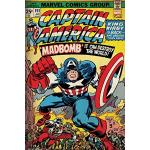 Bunte Retro Captain America XXL Poster & Riesenposter 