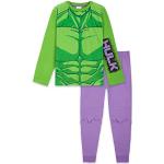 Reduzierte Bunte Hulk Lange Kinderschlafanzüge aus Baumwolle für Jungen 2-teilig für den für den Winter 